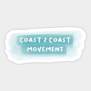 Coast 2 Coast Sticker